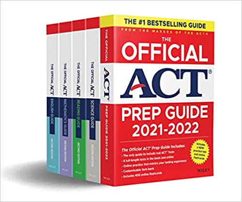 The Official ACT Prep & Subject Guides 2021-2022 Complete Set